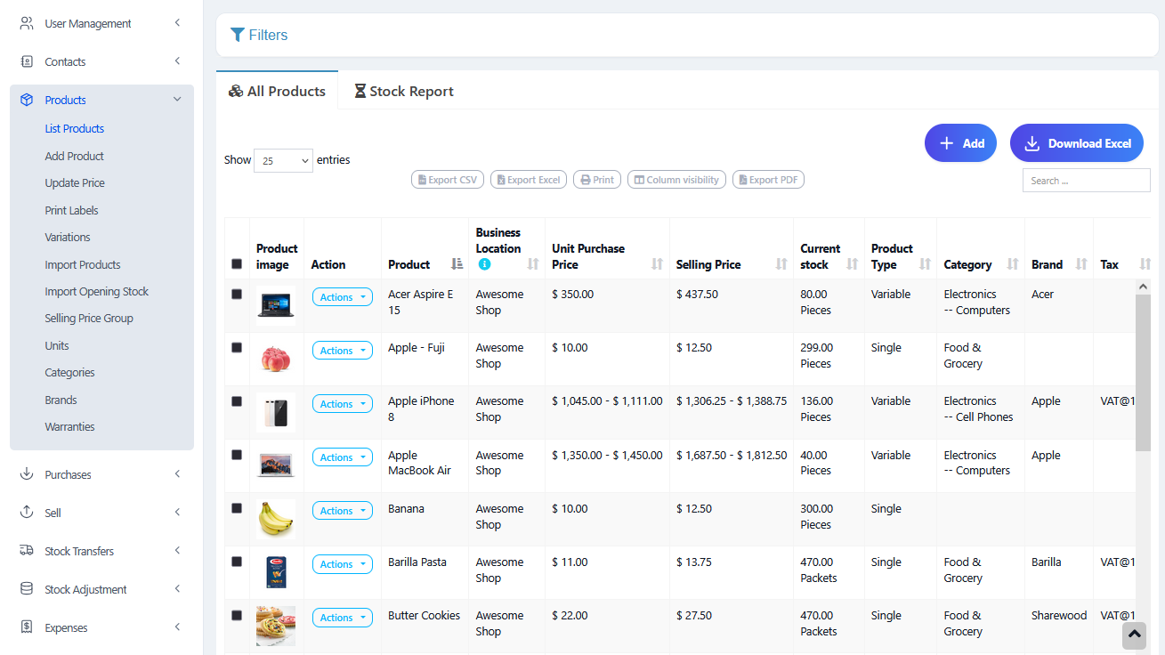 Product management