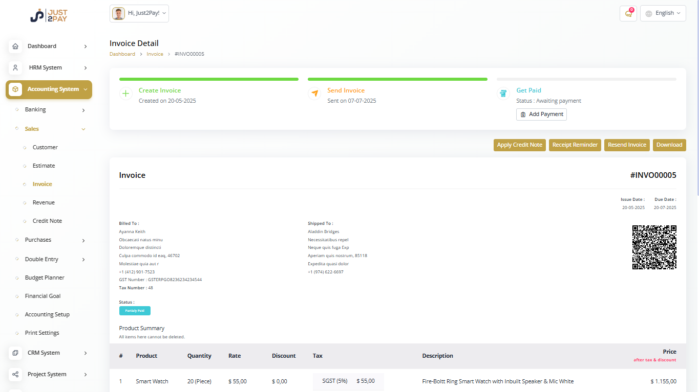 Invoices